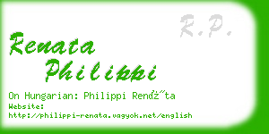 renata philippi business card